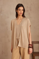 SAMANTHA BEIGE CARDIGAN