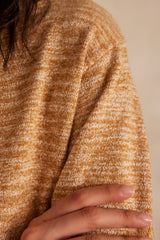 SANTIAGO CARAMEL COTTON JUMPER
