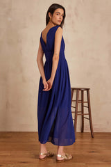 NOURA ROYAL BLUE DRESS