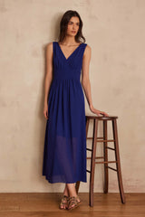NOURA ROYAL BLUE DRESS