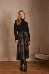 BARBARA PLEATED SKIRT