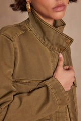 CLAIRE LEAF SAFARI JACKET