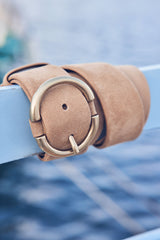 VICKY NATURAL LEATHER BELT