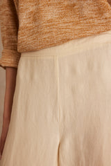 BRADLEY CREAM LINEN TROUSERS
