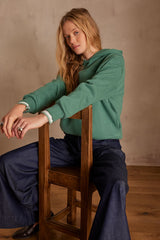 MARILOU EMERALD STRIPED SHIRT