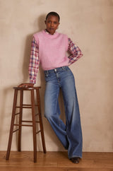 PASSY DARK PINK CHECKERED SHIRT