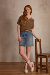 JULIE STONE USED DENIM SKIRT
