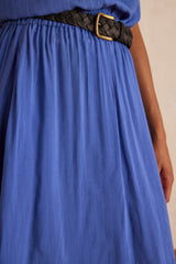 JENNY BLUE MIDI SKIRT