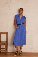 JENNY BLUE MIDI SKIRT