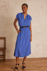 JENNY BLUE MIDI SKIRT