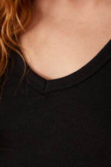 ALPHONSE BLACK COTTON TANK TOP