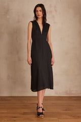 LILY BLACK LONG DRESS