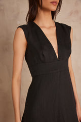 LILY BLACK LONG DRESS