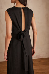 LILY BLACK LONG DRESS