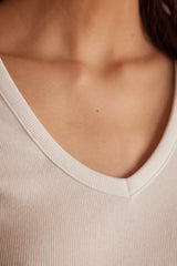 ADAM WHITE COTTON T-SHIRT