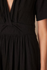 LOVE BLACK LONG COTTON DRESS