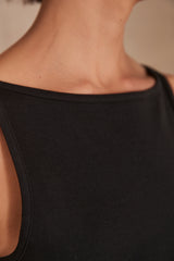 ACHILLE BLACK TANK TOP