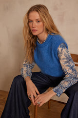 COLETTE BLUE TOILE DE JOUY SHIRT