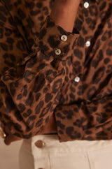 COLETTE ANIMAL PRINT SHIRT