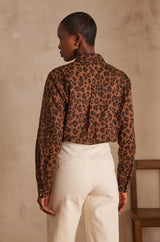 COLETTE ANIMAL PRINT SHIRT