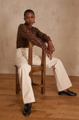 COLETTE ANIMAL PRINT SHIRT