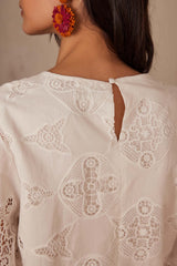 PALMA EMBROIDERED BLOUSE