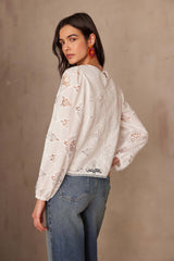 PALMA EMBROIDERED BLOUSE