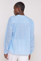 PAPILLON LIGHT BLUE BLOUSE