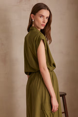 PHINEAS OLIVE BLOUSE