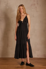 LOLITA FLUID BLACK DRESS