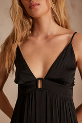 LOLITA FLUID BLACK DRESS