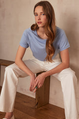 ANTONIN SKY BLUE T-SHIRT