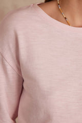 ALEX PINK COTTON T-SHIRT