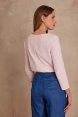 ALEX PINK COTTON T-SHIRT