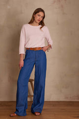 ALEX PINK COTTON T-SHIRT