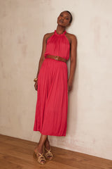 JULIANA FUCHSIA FLUID SKIRT