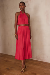 JULIANA FUCHSIA FLUID SKIRT