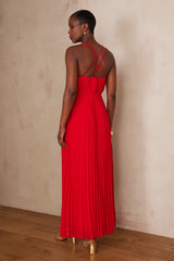 LAMORE RED LONG DRESS