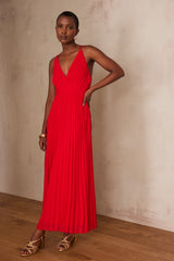 LAMORE RED LONG DRESS