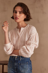 BELLE STRIPED BLOUSE
