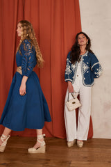 PABLO WHITE LINEN TROUSERS