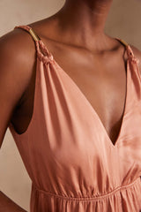 LUCILE BLUSH MAXI DRESS