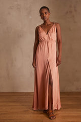 LUCILE BLUSH MAXI DRESS