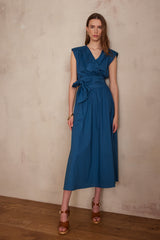 JONQUILLE PETROL COTTON SKIRT