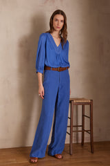 SANDY BIS BLUE WIDE JEANS