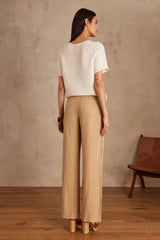 SANDY BIS BEIGE WIDE JEANS