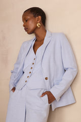 SIMONE SKY BLUE TAILORED JACKET