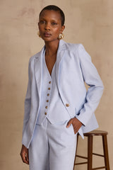 SIMONE SKY BLUE TAILORED JACKET