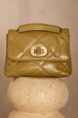 GABY LEAF GREEN MINI BAG