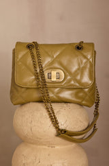 GABY LEAF GREEN MINI BAG